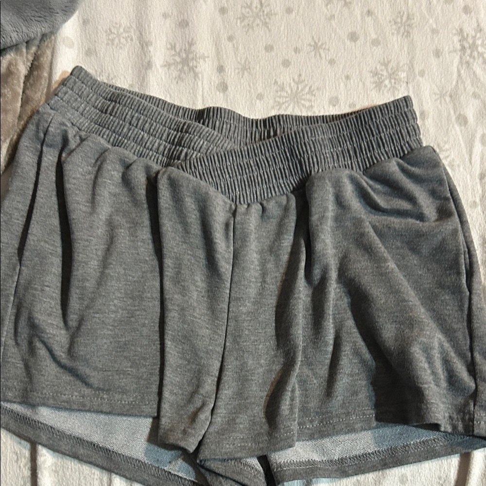 Gray Women's Crossover Shorts
